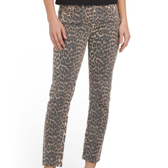 NEW OAT NEW YORK Animal Print Straight Leg Jeans for women 267mn - Picture 1 of 6